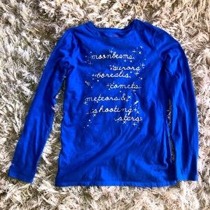 Long Sleeve Celestial Graphic Shirt